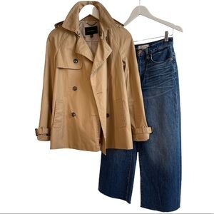 Banana Republic Cropped Trench Coat